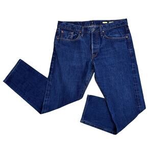 Bluer Dark Wash Men's Bluer Than Indigo 36R Fully USA Made Slim High Rise Jeans